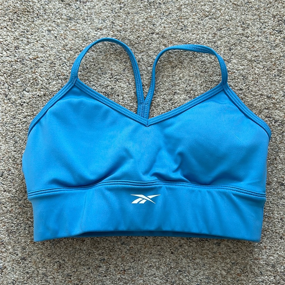 Light blue Reebok sports bra